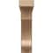 Ekena Millwork 5"W x 20"D x 20"H Thin Alma Rough Cedar Woodgrain TimberThane Corbel, Primed Tan CORUR05X20X20ALMRCPR - alternate 6